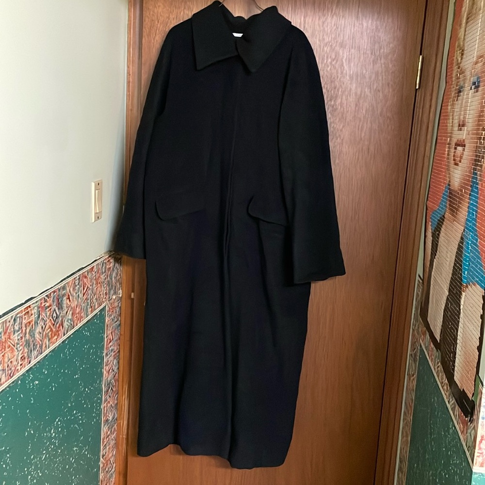 MaxMara wool cashmere ankle length coat